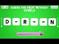 Find the ODD One Out - Fruit Edition 🍎🥑🍉 Easy, Medium, Hard - 60 Ultimate Levels