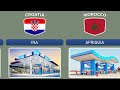 Petrol Stations From Different Countries