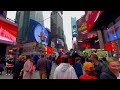 Largest Hot Dog 🌭 and Rush Saturday in Times Square New York City