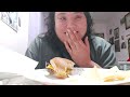 ASMR Burger and chips