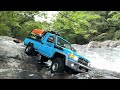 RC car TOYOTA LC70 1/10 Scale #Killerbody  #Mercury Scale Chassis | valley off-road driving