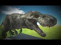 T-Rex EATS People at McDonalds - Animal Revolt Battle Simulator