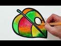 Caterpillar Rainbow Drawing, Painting, Coloring for Kids & Toddlers | Let's Draw, Paint Watercolor