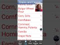 Grains & Cereals Food List (Blood Type AB) #grains  #cereal  #bloodtypediet