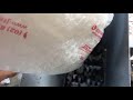 Bubble wrap shredding. Precious Plastic Philippines