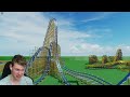 Building The HYBRID COASTER in 1 MINUTE, 10 MINUTES and 1 HOUR!