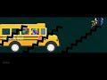 Escape the School Bus 2 - Survival Stickman Race in Algodoo