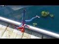 GTA 5 Ragdolls SPIDERMAN Jumps/Fails #4 (Physics & Funny Moments)
