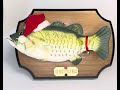 1999 Gemmy Christmas Big Mouth Billy Bass Animated Singing Fish 🎶 Jingle Bells & Up On The Housetop