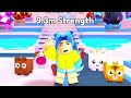 My Brother is SUPER STRONG in Roblox Arm Wrestle Simulator!
