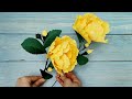 화려한 꽃/겹히비스커스/종이꽃/double hibiscus paper flower with crepe paper