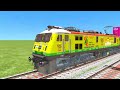 10↖️Indian Railways Local Trains Crossing Railroad || Train Simulator 2023 || train sim wold 2