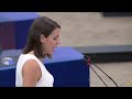 Irene Montero presenta su candidatura a presidir el Parlamento Europeo