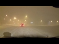 Snow fall record in Reykjavik 2017. Driving early in the morning, no accident or crash.