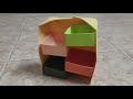 How to make a origami secret box (stepper box)