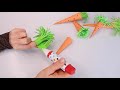 DIY How to make Paper Carrots. Easy paper craft