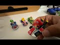 Hot Wheels Mario Kart 4-pack (baby Mario, baby Peach, baby Luigi, Bowser jr.) unboxing