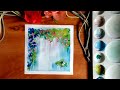 Easy flower painting for beginners - Acrylic painting tutorial💐🌸