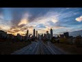 Atlanta Time Lapse - Jackson Street Bridge Sunset in 4K