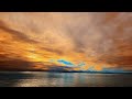 Orange Sky And Beach Animation