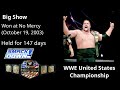 WWE United States Championship History (1975-2023)