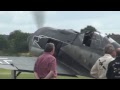 Butcher Bird, (FW190) engine start and flight.