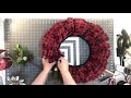 How to Make a Ruffled Ribbon Wreath / Buffalo Plaid Wreath