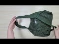 DIY  안입는 셔츠로 안감 필요없는 호보백 만들기/Make an unlined hobo bag from an unused shirt/에코백/장바구니/Shopping eco-bag