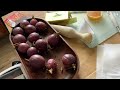 Passion fruit prep for cheesecake