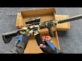 Special Police Weapons Toy set Unboxing-M416 guns, S686 shotgun, Gas mask, Glock pistol, Dagger
