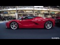 4K: Ferrari LaFerrari - Start Up and Departure at Autoworld Brussels