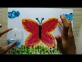 Cara mudah membuat Finger painting kupu kupu  - cara mudah membuat lukisan jari untuk PAUD TK SD