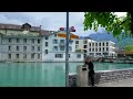 The Magnificent Blooms Of Spring In Interlaken, The City Between Two Lakes 🇨🇭 Switzerland 4K