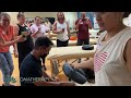 Thai Massage Class  Demonstration - high speed for demo