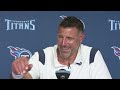 Tennessee titans head coach  Mike vrabel press conference! start of training camp!