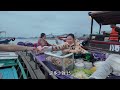 Vietnam's largest floating market, all transactions are completed on boats