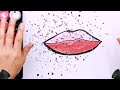 Bolalar uchun lablarni chizish / Drawing lips for children / Dibujar labios para niños