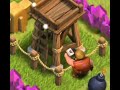 17 seconds of a builder upgrading an archer tower in clash of clans