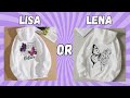 Lisa or Lena ❤️🔥#lisa #lena #lisaorlena #lisaandlena #viral #trending