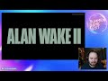 Alan Wake 2 Gameplay Reveal Reaction | Summer Games Fest 2023