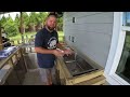 DIY outdoor kitchen build! Part 1, framing and layout. #Vevor #614