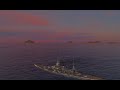 Detonating a Bismark with my Scharnhorst in World of Warships