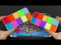 ❄Icy Snow☃Oddly Satisfying Slime,No Music Videos|Slime Mixing Random With Piping Bag|Relaxing Slime