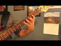 Bass warm-ups exercises #2, tab + video + Guitar Pro