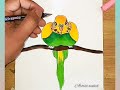 parrot drawing 🦜easy || simple drawing simple  || @farzana drawing academy#viral #shorts