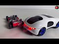 Remote control Side-driving sci-fi car with lights vs Racing car Unboxing &Testing @RCTypetv