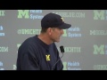 Cute kid asks Jim Harbaugh how much milk he needs to drink to be a quarterback