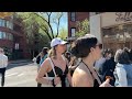 [4K]🇺🇸Lively spring vibes in West Village🌷🌸, New York City🗽🚕 Apr. 2024