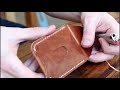 Making A LEATHER CARD HOLDER With Flap Closure (FREE PDF PATTERN!)