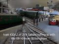 A 7mm model of the Somerset & Dorset Railway at Bath Green Park.    SUMMER SATURDAY TIMETABLE